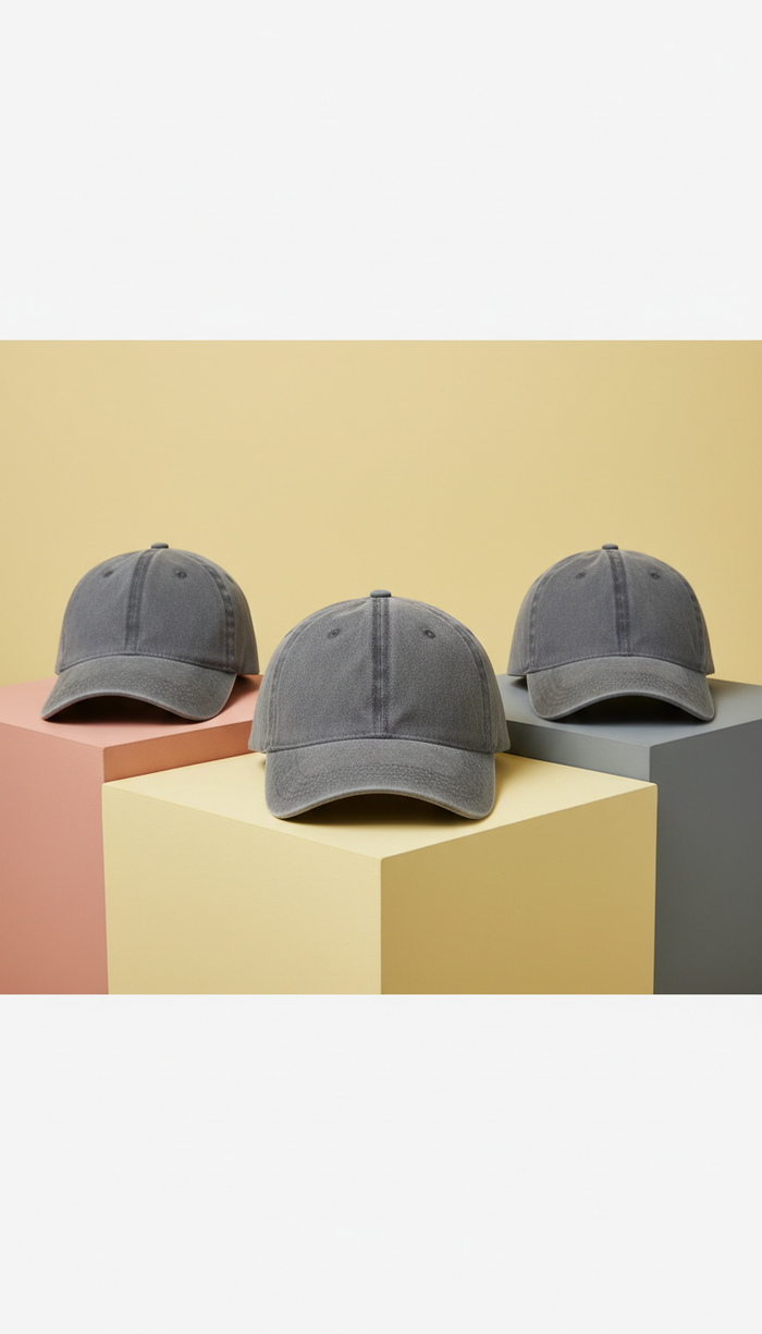 Storm Grey vintage-wash cap