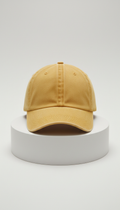 Sunbeam Yellow vintage-wash cap